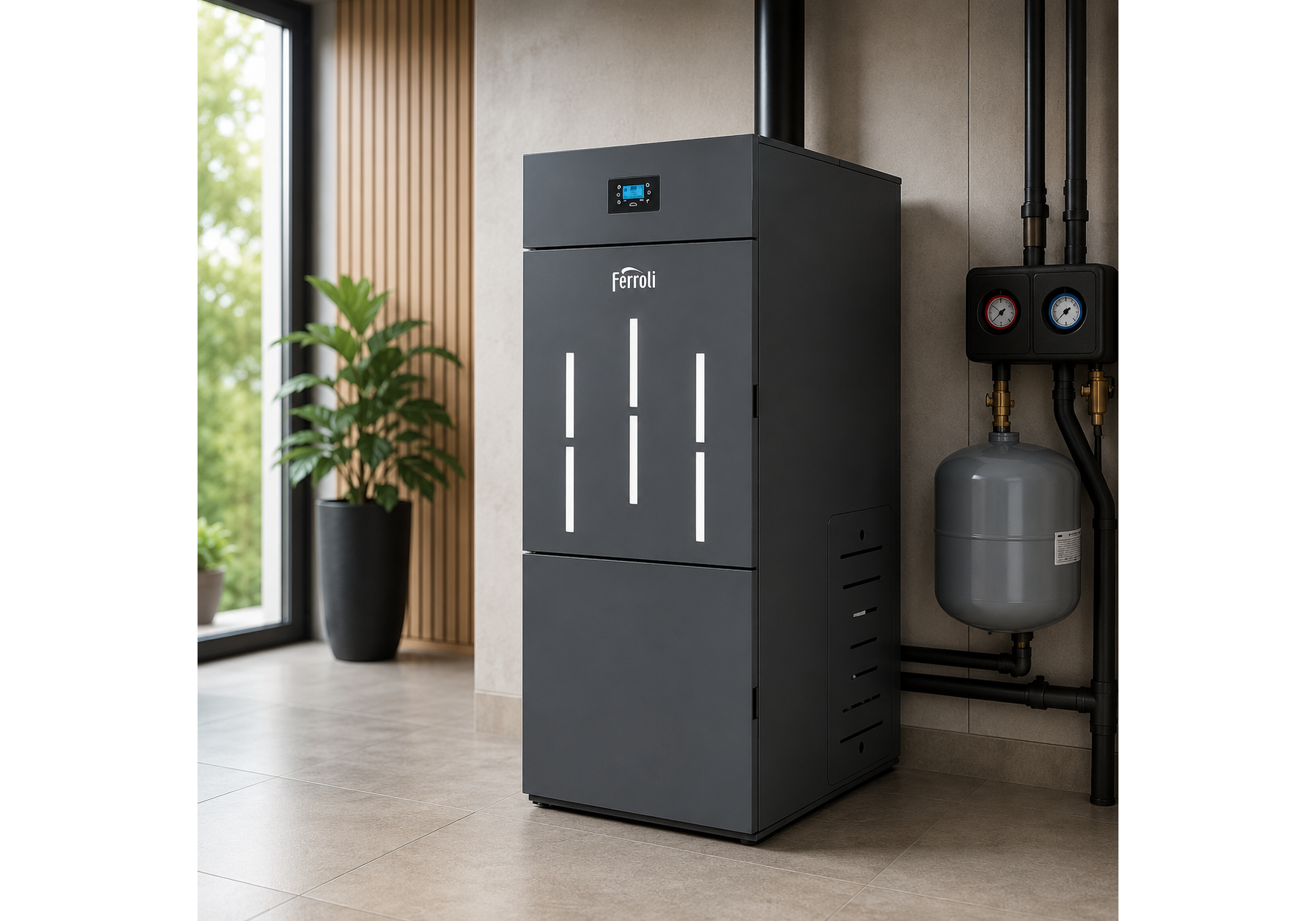 Kategorijas :: Granulu katli :: BIOPELLET PRO 24 kW Automatizēts ...