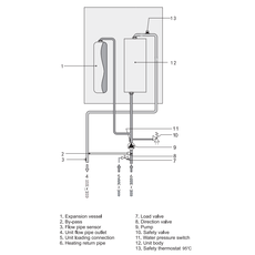 Wall mounted electric boiler LEB 6.0-TS (WF)